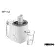 PHILIPS HR1851/00 Owners Manual